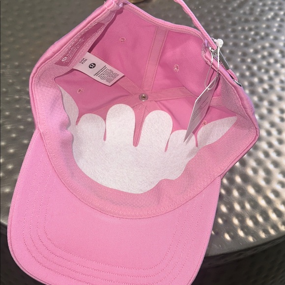 NWT Lululemon Classic Ball Cap *Wordmark Pink frost blissful pink unisex - Picture 7 of 8